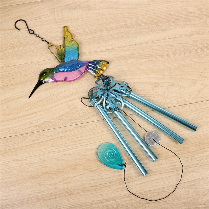 AFOURT-Wind Chime Glass Gardening Wind Chimes Pendant High Quality For Wall Window Door Ornaments