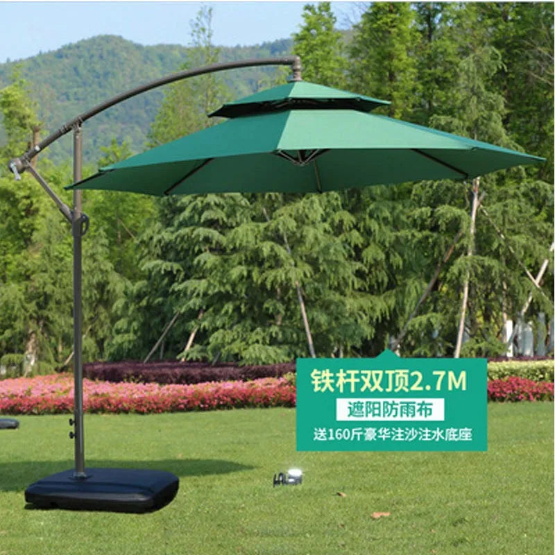 Outdoor villa courtyard garden  balcony sunshade banana  outdoor terrace side  rainproof parasol wholesa