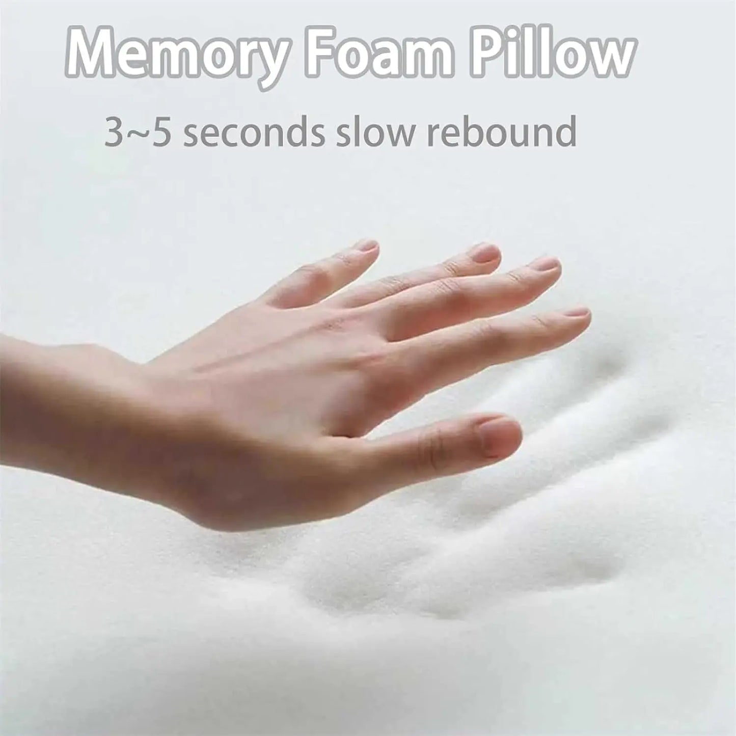 Sleep Apnea Pillow, Upgraded Memory Foam Cervical Pillow for Sleep Apnea, for Side Sleeper, Back Sleepers, Stomach Sleepers Gray