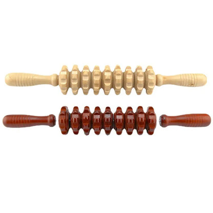 Leg Belly Relief Body Massage Wood  Muscle Roller Sticks Health Care Tool Trigger Point Massager Wooden Exercise Roller