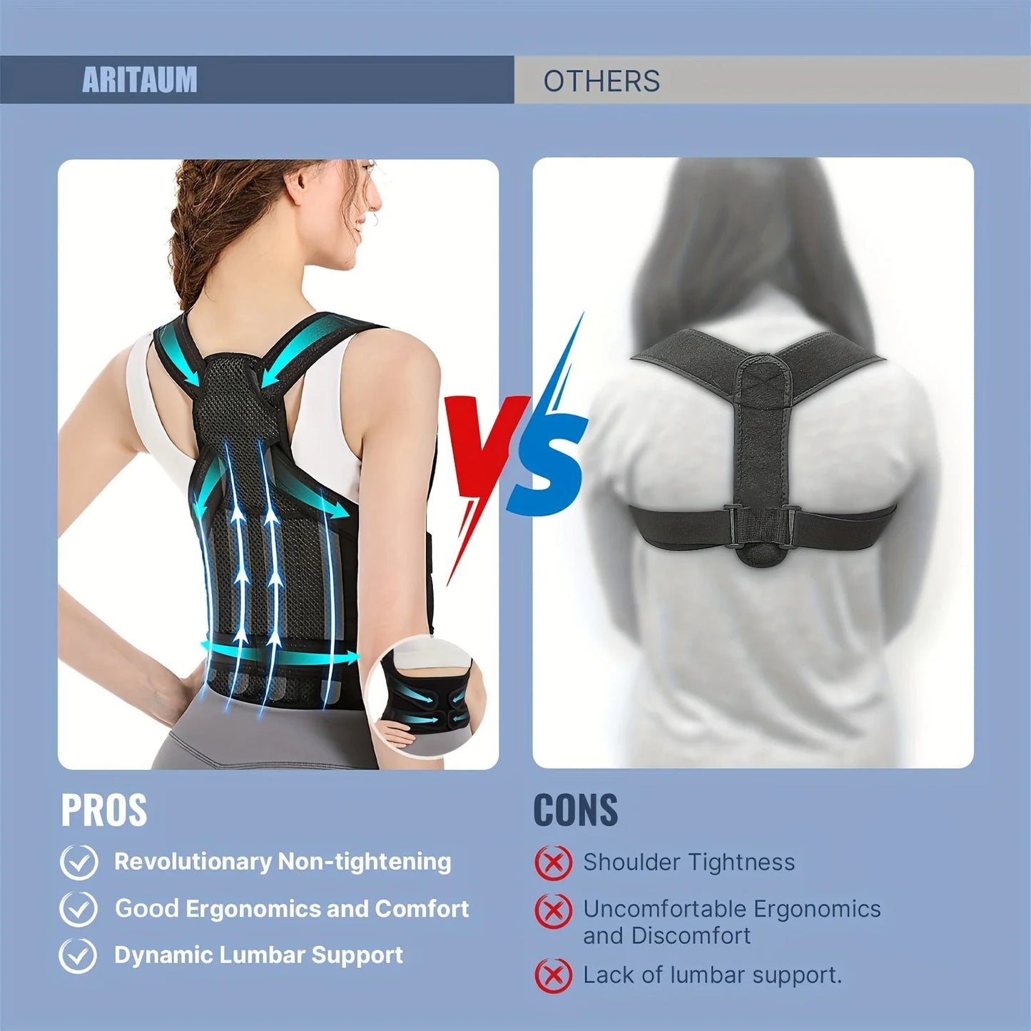 Back Brace Posture Corrector Full Back Support Spine Corrector