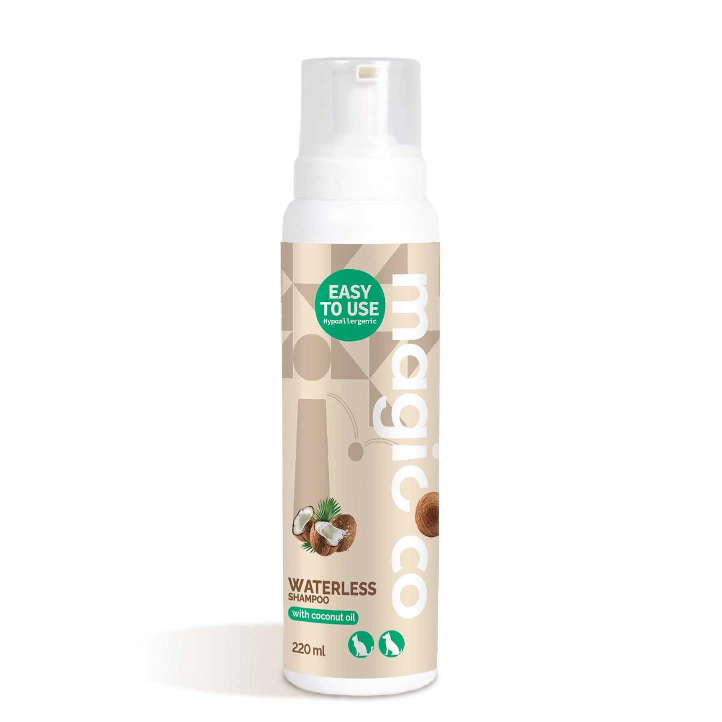 220ml Waterless Pet Shampoo No Rinse Dogs Cats Supplies Cleaning Conditioning Detangling & Moisturizing Shampoo for Dogs Cats