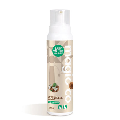 220ml Waterless Pet Shampoo No Rinse Dogs Cats Supplies Cleaning Conditioning Detangling & Moisturizing Shampoo for Dogs Cats