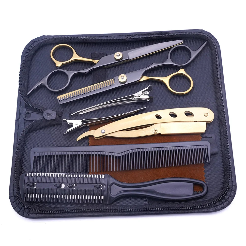 Hair Thinning & Texturizing Kit Barber Scissors for Layering/Cutting/Styling,Ergonomic Stainless Steel Shears for Salon&Home Use