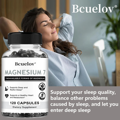 7 in 1 Magnesium Complex, High Absorption, Supports Energy, Relaxation, Promotes Healthy Sleep, Helps Muscle Support Supplements