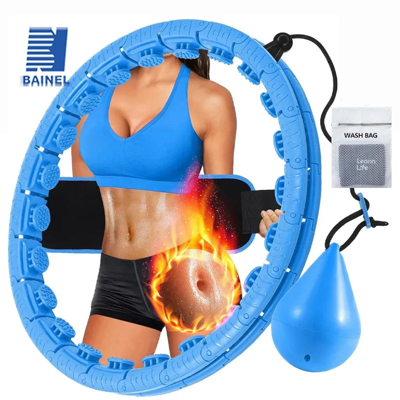 Fitness Hoop Weights to Exercise At Home Sports Entertainment Sport Equipment for Slimming Gym Ring Portable Body