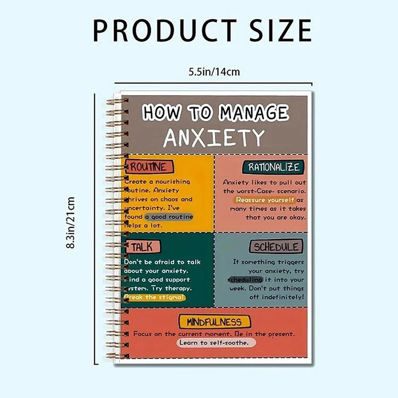 Stress Book, Emotion Regulation Guide, Portable Emotional Regulation Diary For Mental Health At Home And School