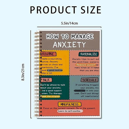 Stress Book, Emotion Regulation Guide, Portable Emotional Regulation Diary For Mental Health At Home And School