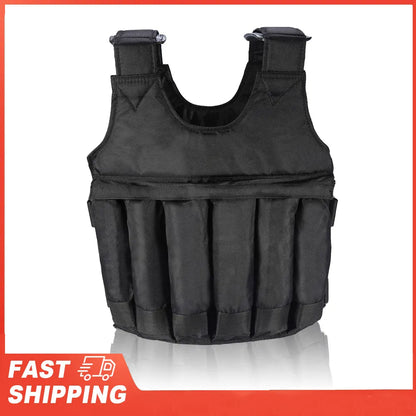 Adjustable Workout Weight Weighted Vest Adjustable Weighted Vest Weighted Vest Exercise Training Fitness 50KG Maximum Loading