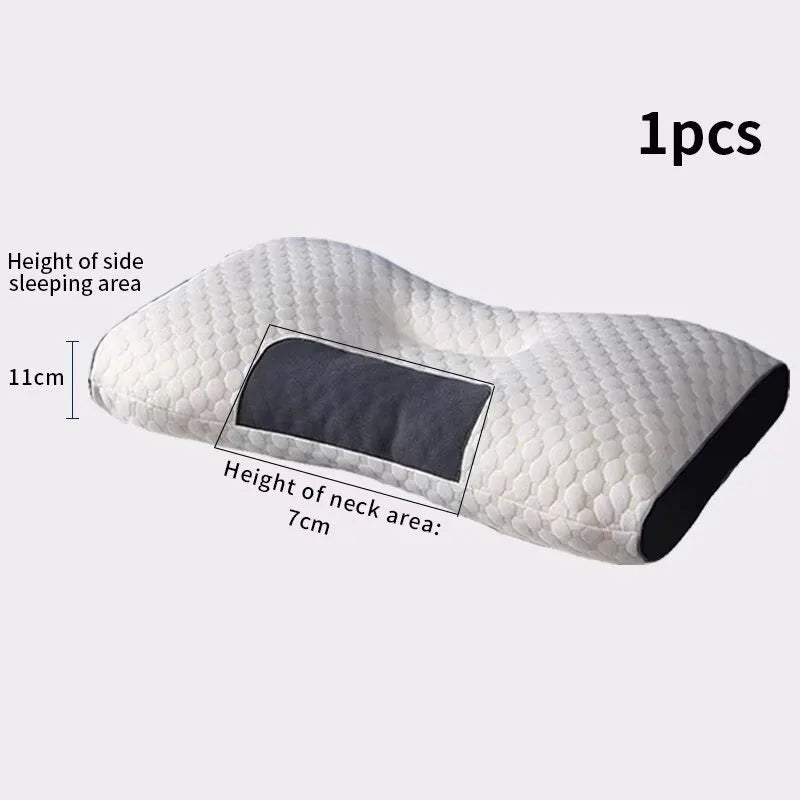 Bedding Sleep Pillow Neck Pillow with Elasticity and Non Collapse Soft Neck Protection Sleeping Pillow Neck comfort