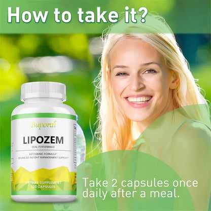 Lipozem Supplement - Weight Loss Capsules, Boosts Metabolism, Increases Energy and Controls AppetiteSupplements