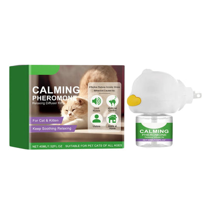 45ML Cat Pheromone Calming Diffuser Effectively Relieves Anxiety Stress Soothing Without Irritation Gentle Ingredients