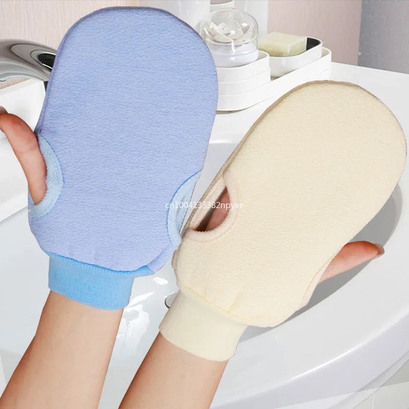 1PCS Bath for Peeling Exfoliating Body Cleaning Scrub Mitt Rub Dead Skin Gloves for Shower Body Brush Towel Foam Body Massage