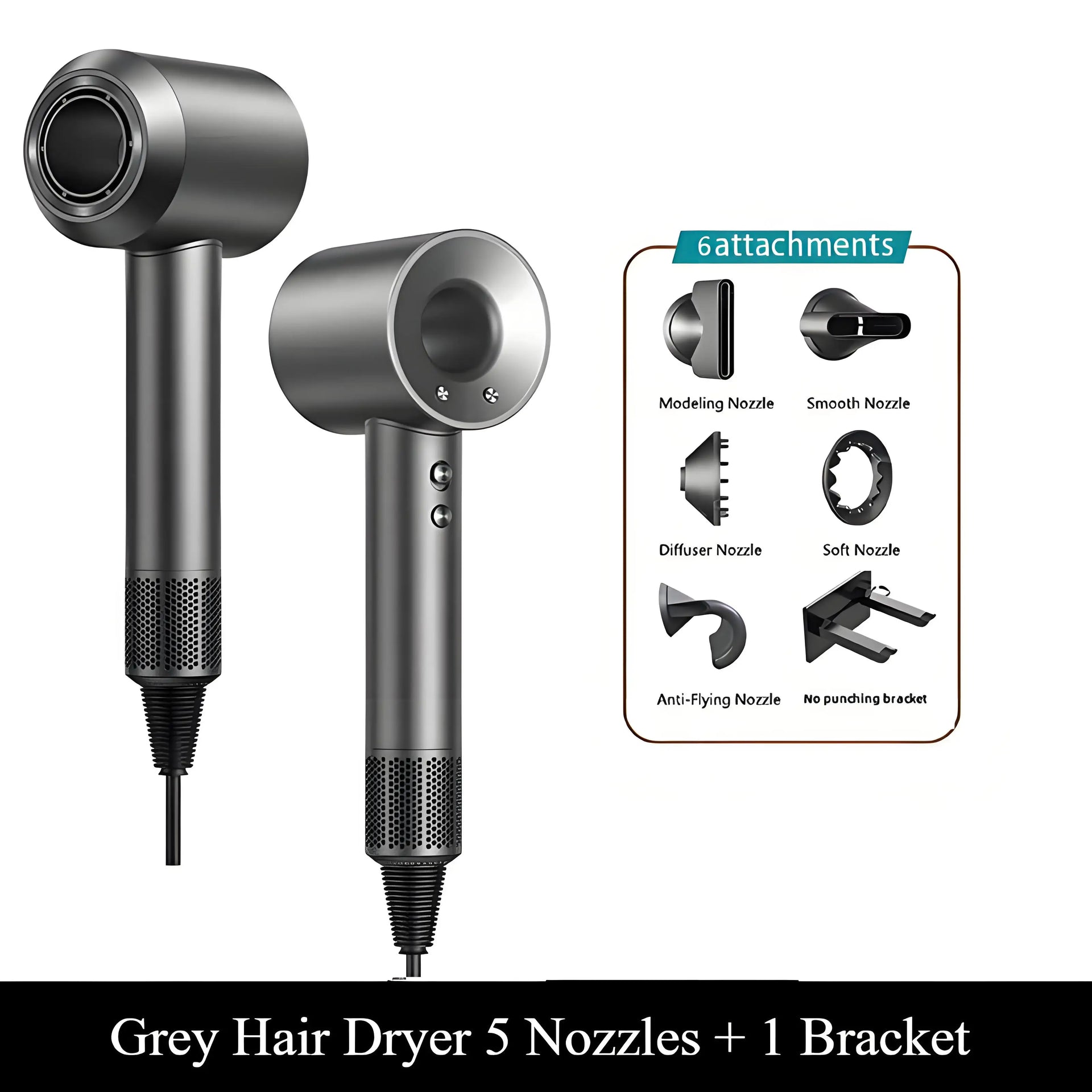 Salon-Grade 110K RPM Hair Dryer with 10M Negative Ions & Collagen Care, Smart Constant Temp for Frizz-Free Hair