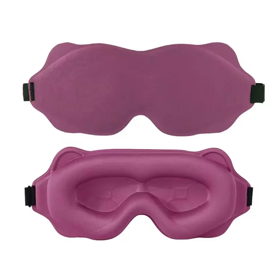 6D Sleep Mask Blockout Light Blindfold Sleeping Aid Eye Mask Soft Memory Foam Face Mask Eyeshade Slaapmasker Eye Cover Patch