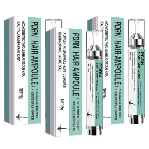 PRN Hair Ampoule: Concentrated Oil, Keratin/Coconut Oil, Deeply Moisturizes & Boosts Scalp Hydration