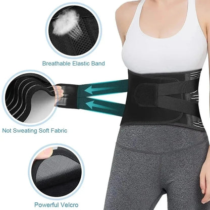 Waist Protector Belt Waist Trainer Spine Support Lumbar Back Belt Waist Support Lumbar Pad Back Orthopedic Corset for Men Women