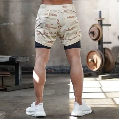Men's 2 in 1 Running Shorts