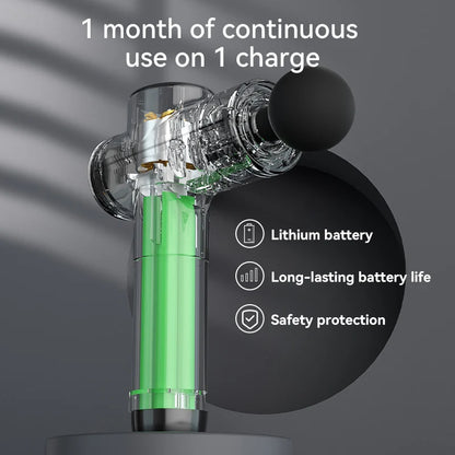 Booster M2-B Massage gun 4000 mAh Deep Tissue Percussion Muscle Massager Handheld Body Back Electric Massager for Fitness