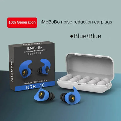 Waterproof Silicone Noise-Cancelling Earplugs Soundproof Sleep Mute Earplug Separate Assembly for Noise Reduction And Sleep