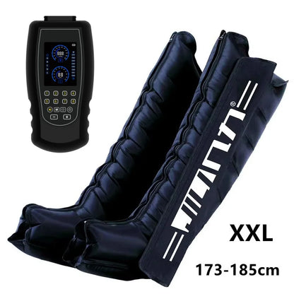 Pressotherapy Air Compression Foot Muscle Massager Leg Recovery Boots Lymphatic Drainage Machine  Relax Physiotherapy 8 Chamber