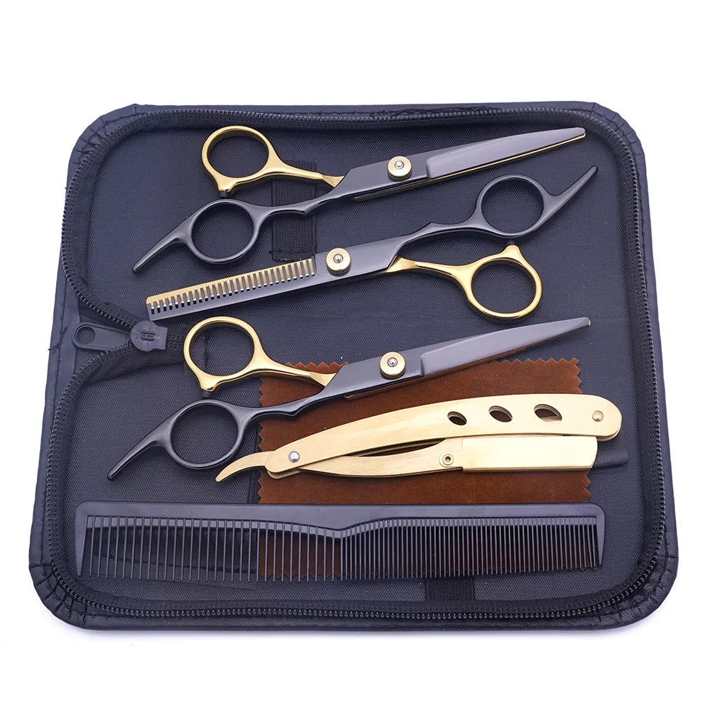 Hair Thinning & Texturizing Kit Barber Scissors for Layering/Cutting/Styling,Ergonomic Stainless Steel Shears for Salon&Home Use