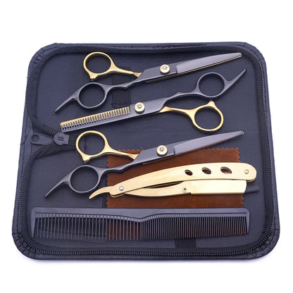 Hair Thinning & Texturizing Kit Barber Scissors for Layering/Cutting/Styling,Ergonomic Stainless Steel Shears for Salon&Home Use