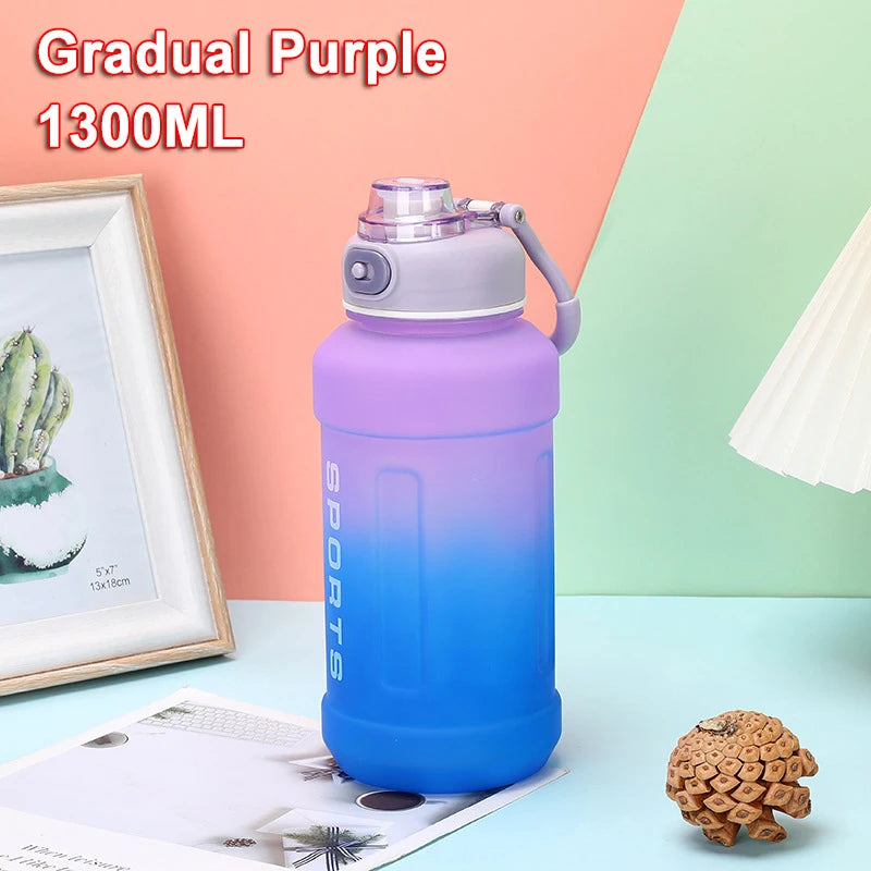 1 Liter Water Bottle Motivational Sport Water Bottle Leakproof Drinking Bottles Outdoor Travel Gym Fitness Jugs For Kitchen