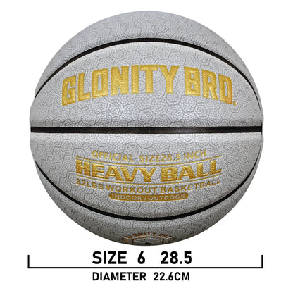 Weighted Training Heavy Basketball 2.2LBS Size 6-28.5''Indoor&Outdoor For Youth&Women Improving Handling Dribbling&Passing Skill