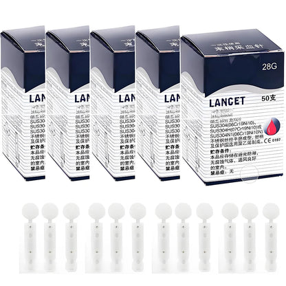 Lancet Pen Adjustable Depth Blood Sampling Glucose Test Pen for Diabetics Blood Collect Lancing Device
