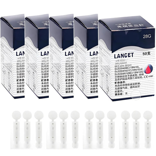Lancet Pen Adjustable Depth Blood Sampling Glucose Test Pen for Diabetics Blood Collect Lancing Device