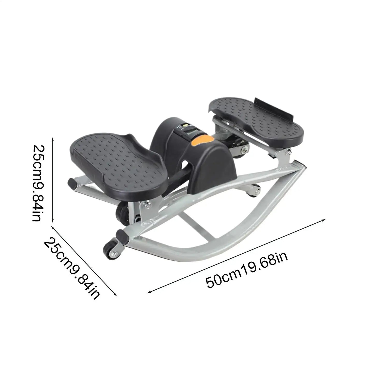 Rock Stepper Exercise Machine Legs Glutes Abs Workout Portable Silent Lateral Stepper Machine for Home Apartment Office Gym