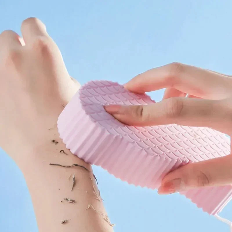 3D Soft Sponge Body Scrubber Bath Exfoliating Scrub Sponge Shower Brush Body Skin Cleaner Dead Skin Remover Exfoliating