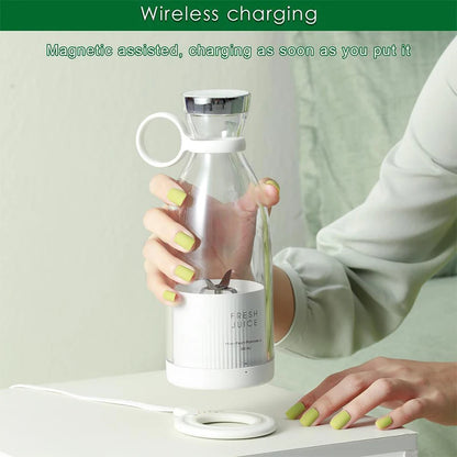 Portable Electric Smoothie Blender and Mini Travel Fruit Juicer Mixer USB Power Source for Busy On-the-Go Lifestyle