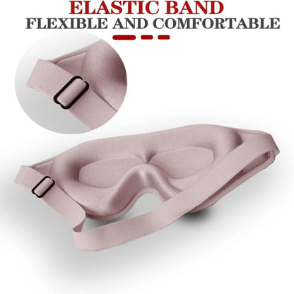 Sleep Mask,3D Deep Contoured Eye Covers for Sleeping,99% Block Out Light Eye Mask,with Adjustable Strap for Sleeping,Traveling