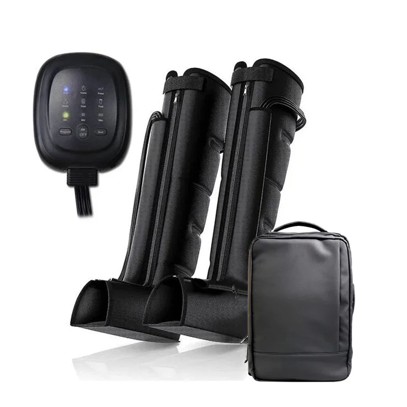 Leg Massager 4 Cavity Air Compression Leg Wraps Foot Ankles Calf Massage Machine Promote Blood Circulation Relieve Pain Fatigue