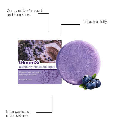 Gentle Cleansing Shampoo Bar Hydrating Strengthen Hair Roots Scalp Treatment Shiny Hair Lasting Fragrance Smoothing Shampoo Soap