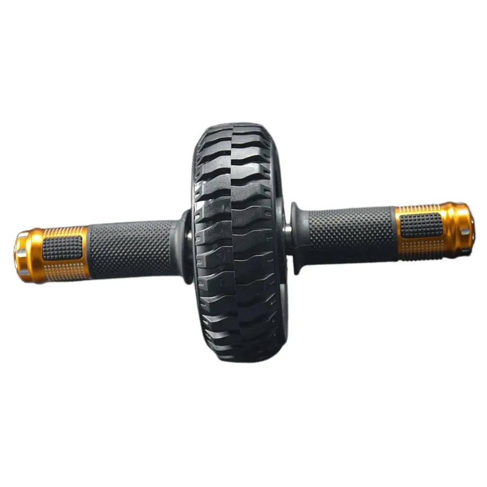 Ergonomic Grip Abdominal Workout Roller Strong Load Bearing Single-wheel Ab Roller Wheel Strengthen Muscle Non-slip