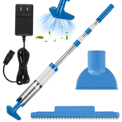 NEW Pool Vacuum Cleaner Rechargeable Pool Fish Tank Swimming Handheld Cordless Spas Hot Tubs Portable