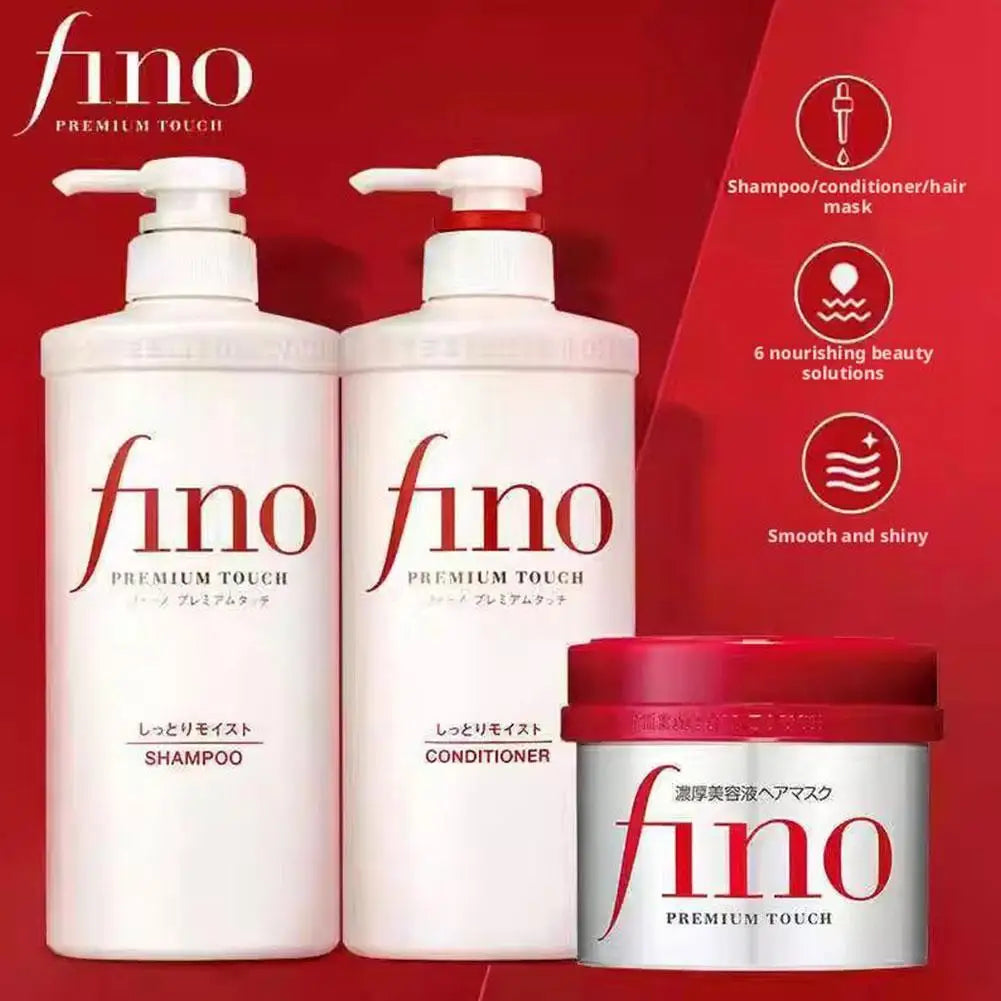 Japanese Oil-Controlled Shampoo Conditioner 550ml Oil-Controlled Flush and Soft Improve Frizz-Damaged Hair Mask