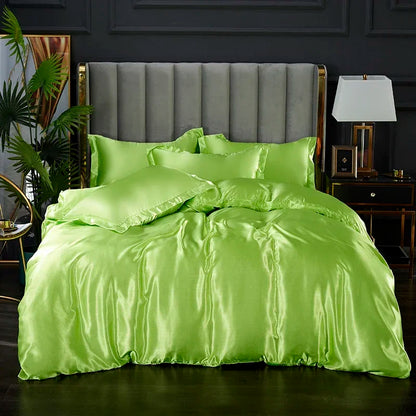 Luxury Solid Color Bedding Set