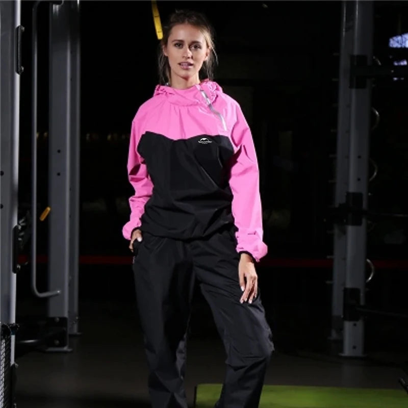 Naturehike Outdoors Gym Set Men Full Body Sweating Sportswear Women Boxing Running Training Fitness Weight Loss Unisex Tracksuit
