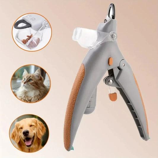 LED Nail Clippers for Pets Cats and Dogs with Polishing and Cleaning Supplies