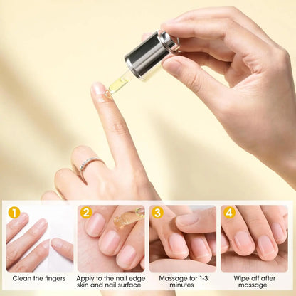 Keratin Vitamin E Nail Strengthening Serum Organic Cuticle Moisturizing Oil for Dry Fragile Nails Hydrating Manicure Supplies