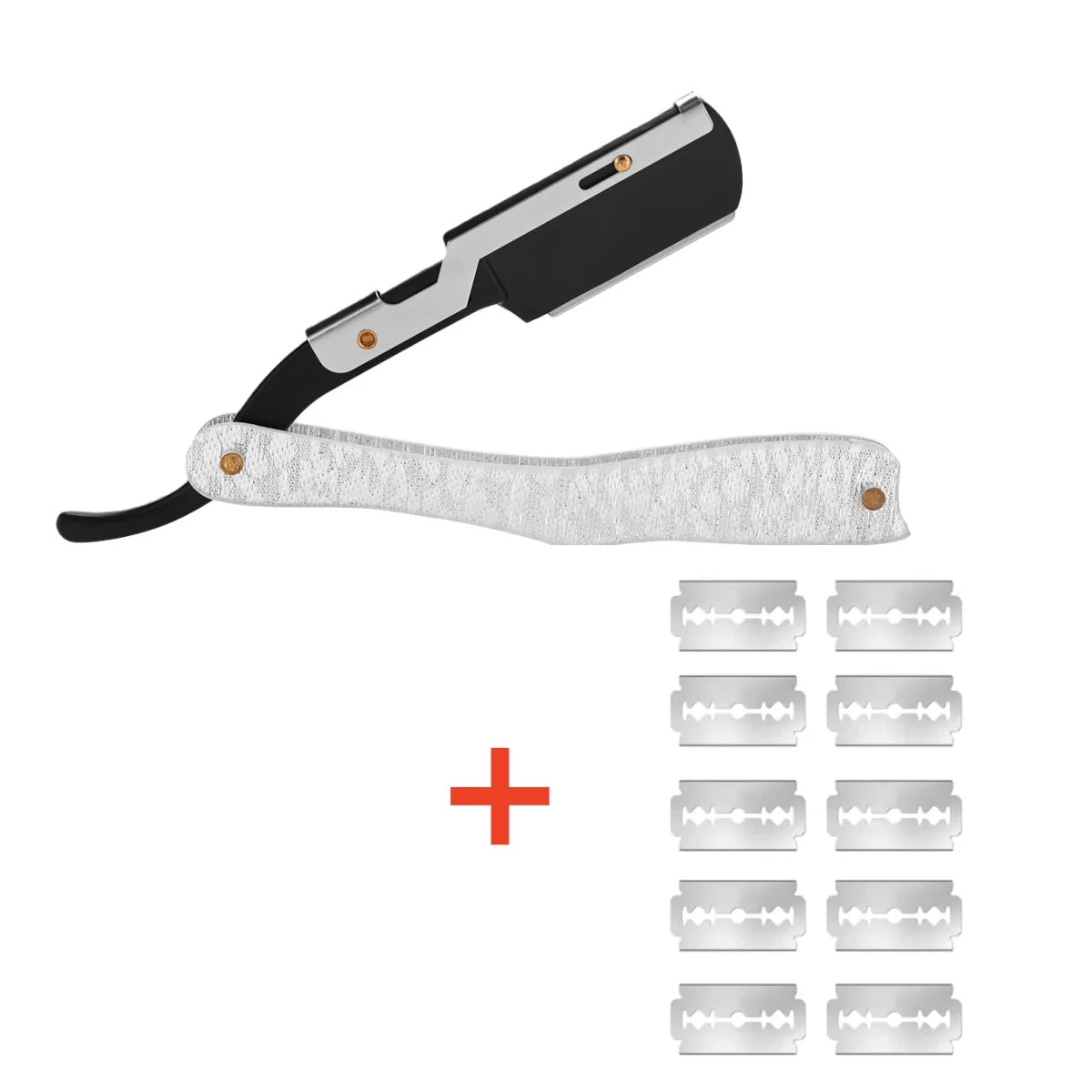 Foldable Hair Blade Barber Straight Razor For Shaving Men Manual Face Care Beard Styling Contouring Clean Tool