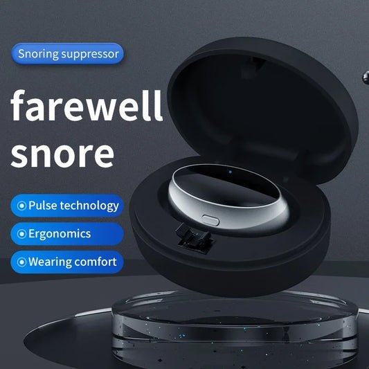 Smart Anti-Snoring Device TENS Pulse Snore Stopper Portable Sleep Aid Health Noise Reduction for Improved Sleep Quality