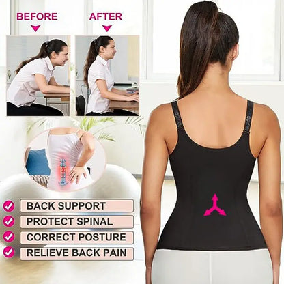 Women's Waist Trainer Sauna Sweat Vest Corset Body Shaper