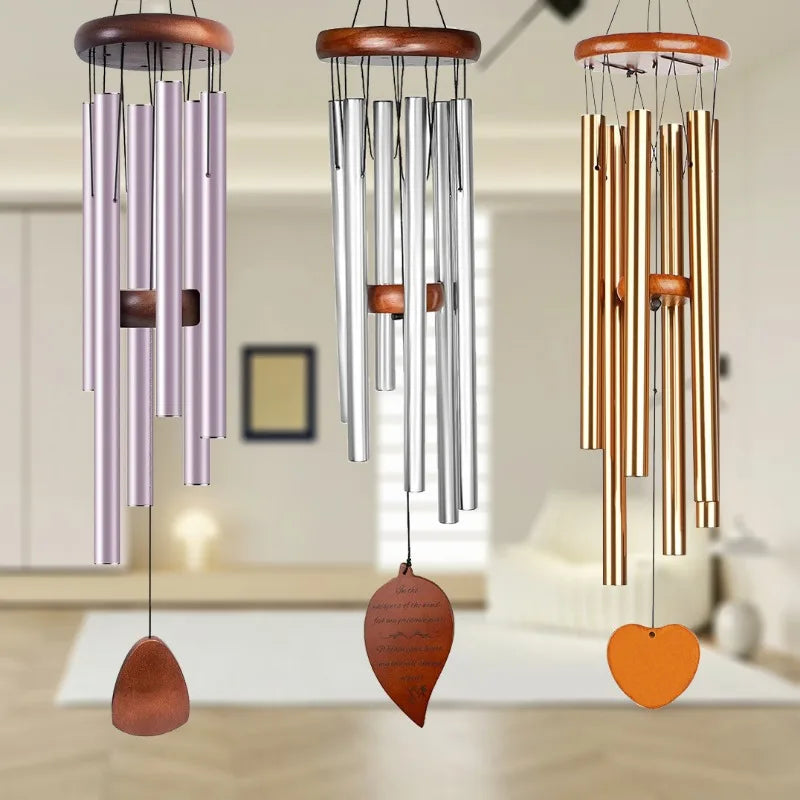 Music Wind Chime Classic Metal Wind Chime Aluminum Tube Commemorative Wind Chime Home Outdoor Festival Gift Decoration Iron Art