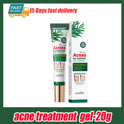 Tea Tree Acne Removing Cream Facial skincare Oil Control Face Gel Creams Hydrating Moisturizing Facial Cream Skin Care Set