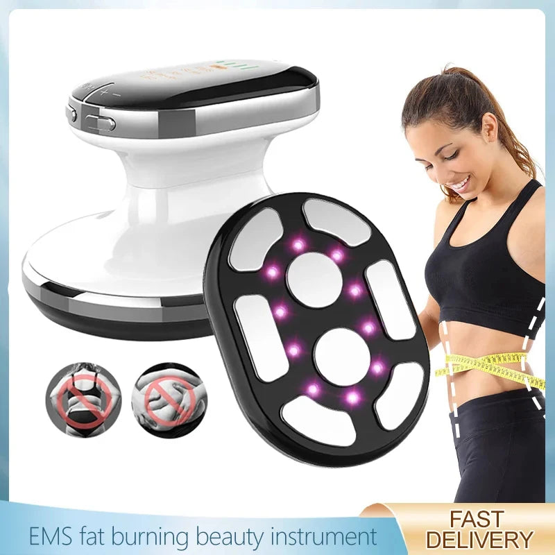 Slimming Massager Whole Body EMS Fat Burner Infrared Shaper Cavitation Therapy Weight Loss Beauty Instrument Tool